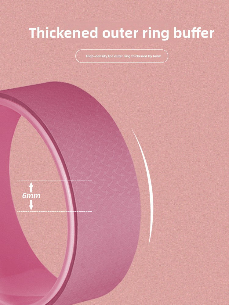 Sun Lake High-Density EVA Yoga Wheel for Pilates and Back Training