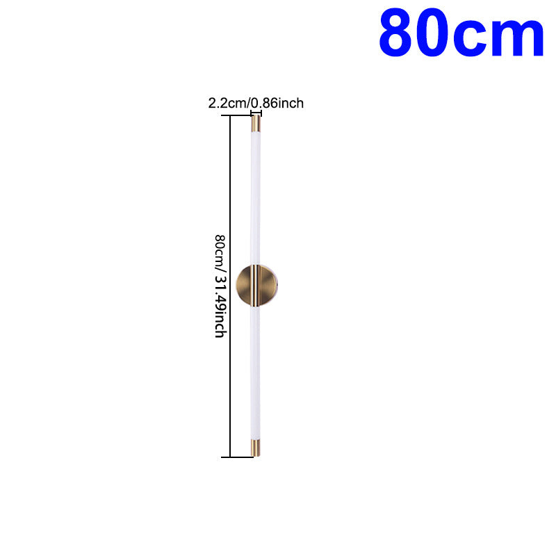 Gold Finish Acrylic LED Wall Lamp