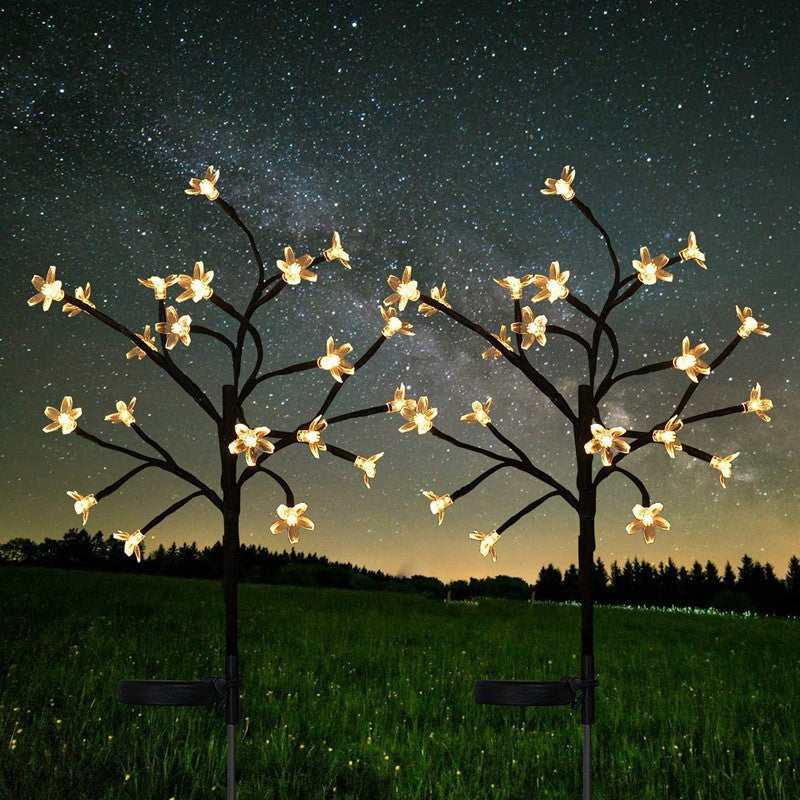 Cherry Blossom Outdoor Solar Decorative Garden Lights