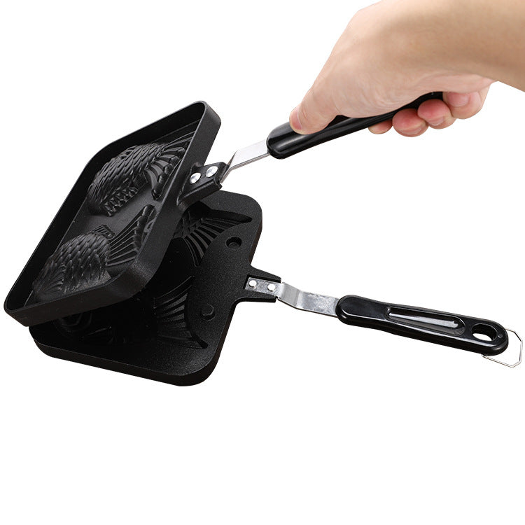 Double-Sided Stuffed Waffle Maker Pan ? Nonstick Flip Press for Filled Pancakes, Desserts & Brunch