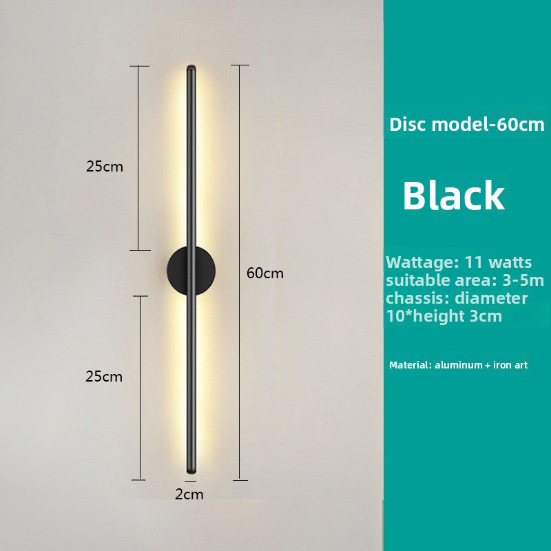 Minimalist LED Wall Light with Remote Control Adjustable Lighting