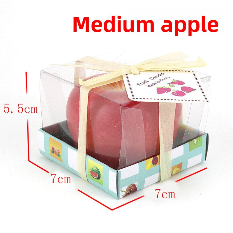 Realistic Apple Decorative Candle ? Kitchen & Table Decor