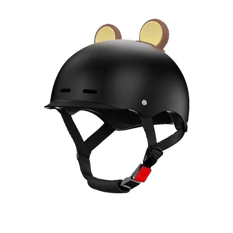 Sun Lake Bear Ears Helmet for Electric Bike | Women's Biking Helmet