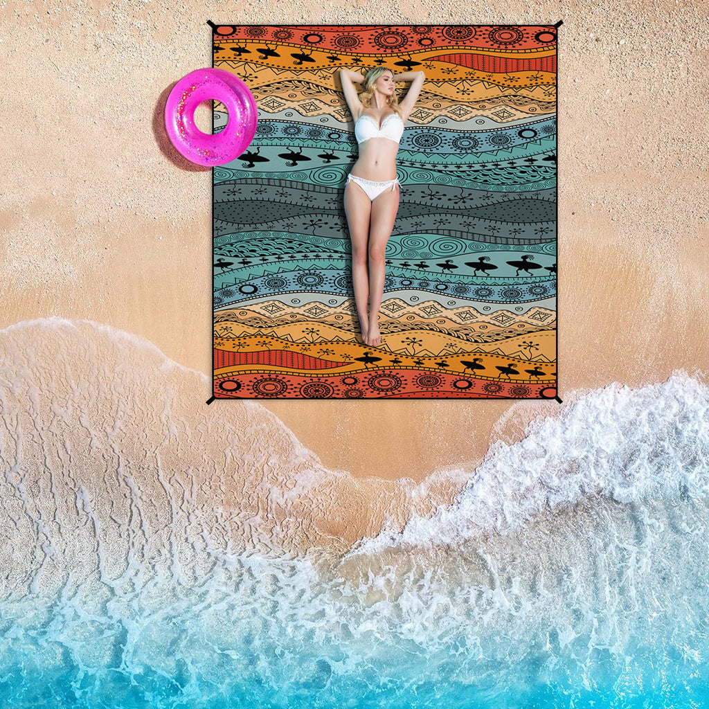 Sun Lake Bohemian Outdoor Beach Mat