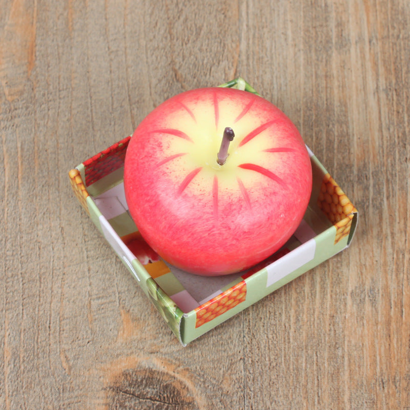 Realistic Apple Decorative Candle ? Kitchen & Table Decor