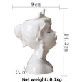Kissing Face Ceramic Vase – Modern Sculptural Planter in Male & Female Designs