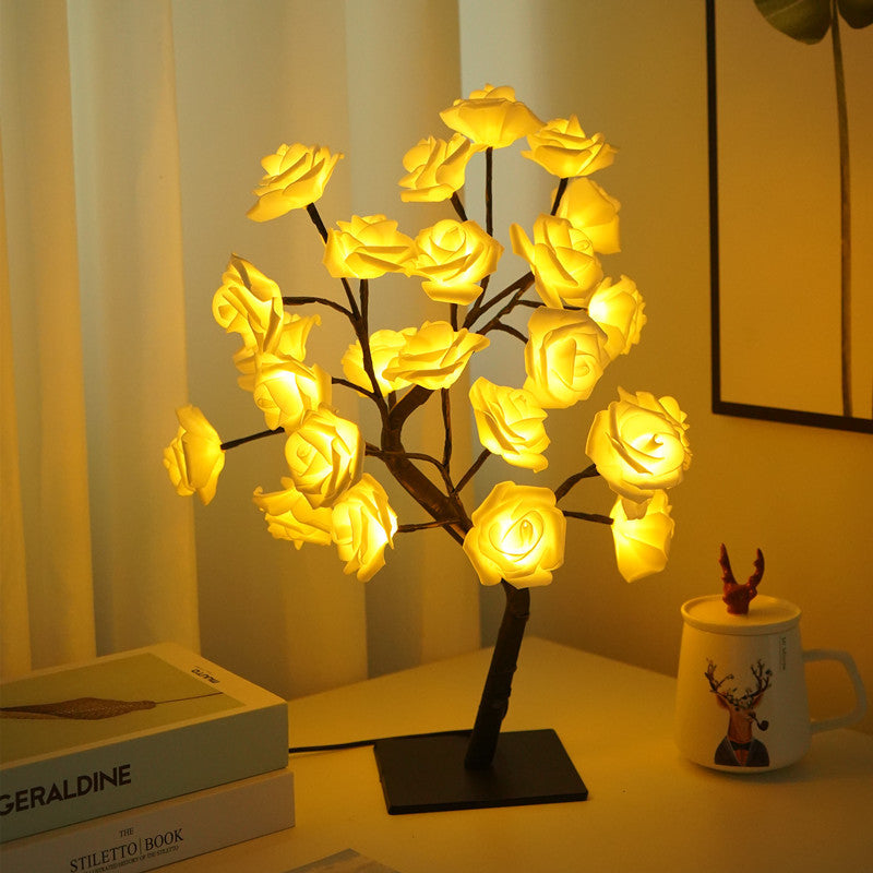 USB Powered Rose Tree Night Light