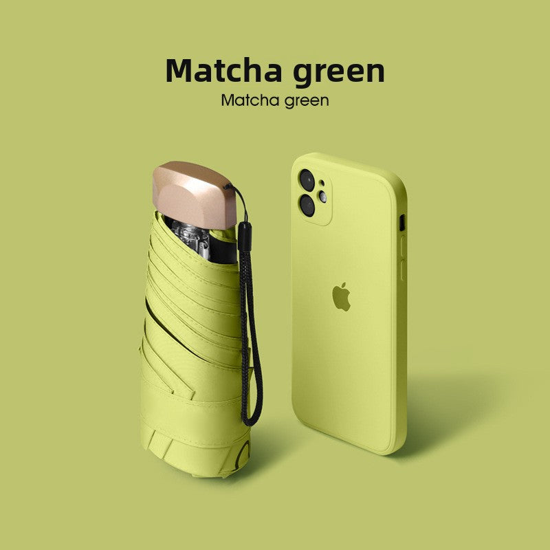 Sun Lake Compact Pocket Sized Folding Umbrella