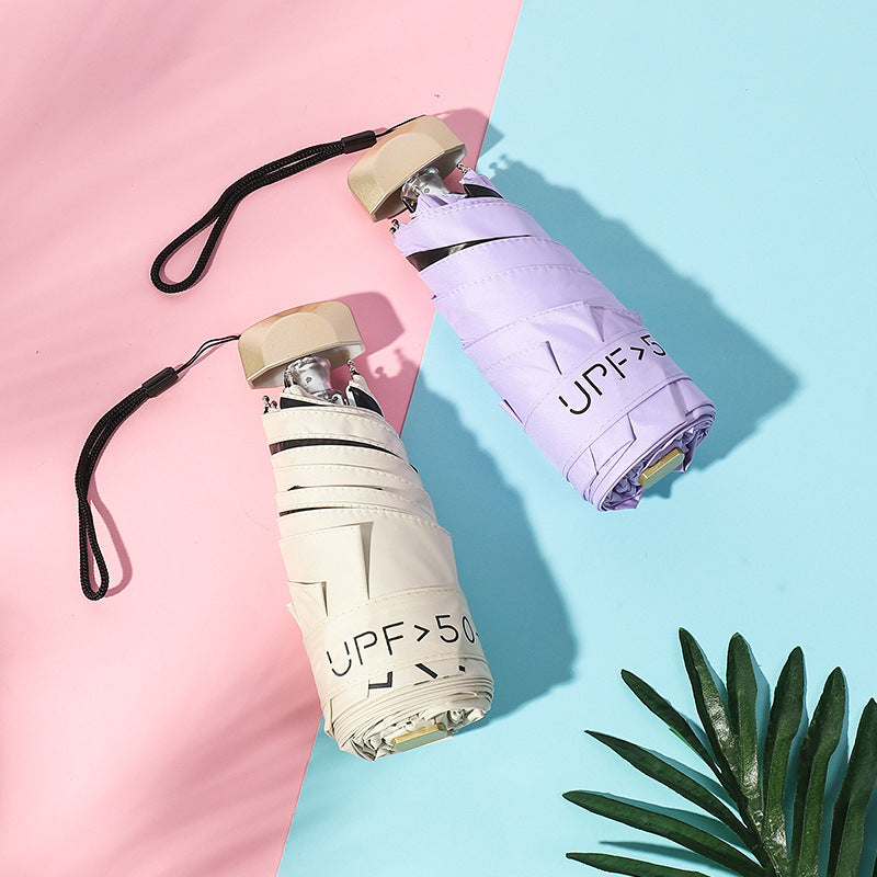 Sun Lake Compact Pocket Sized Folding Umbrella