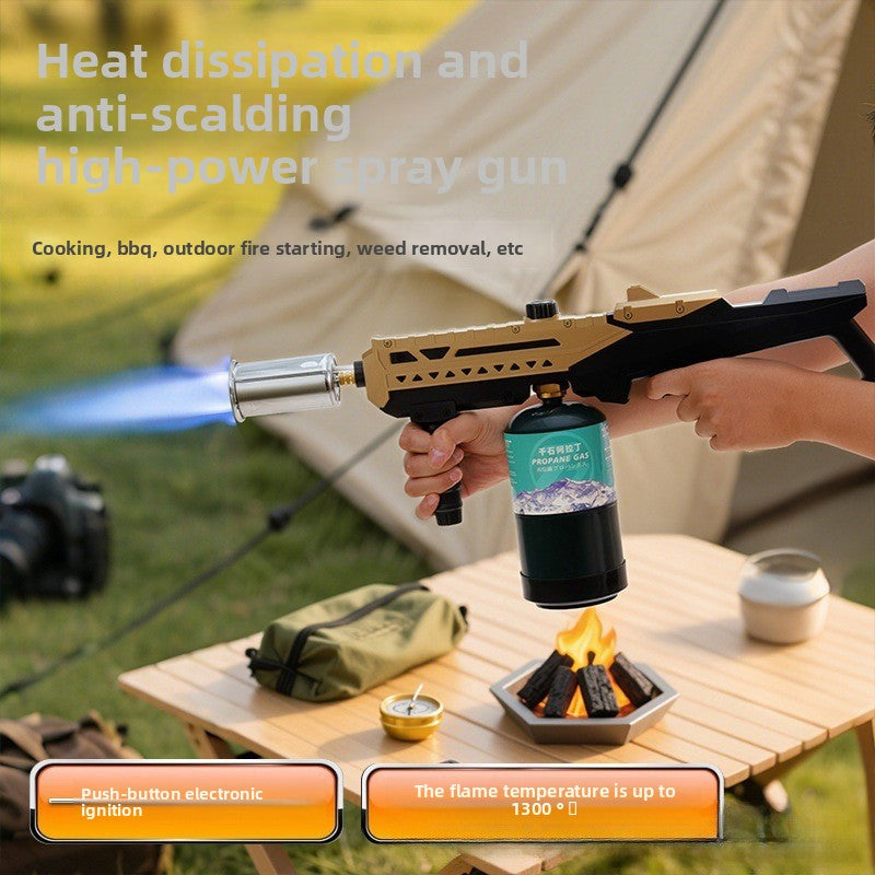 Sun Lake Refillable Windproof Butane Flamethrower Lighter
