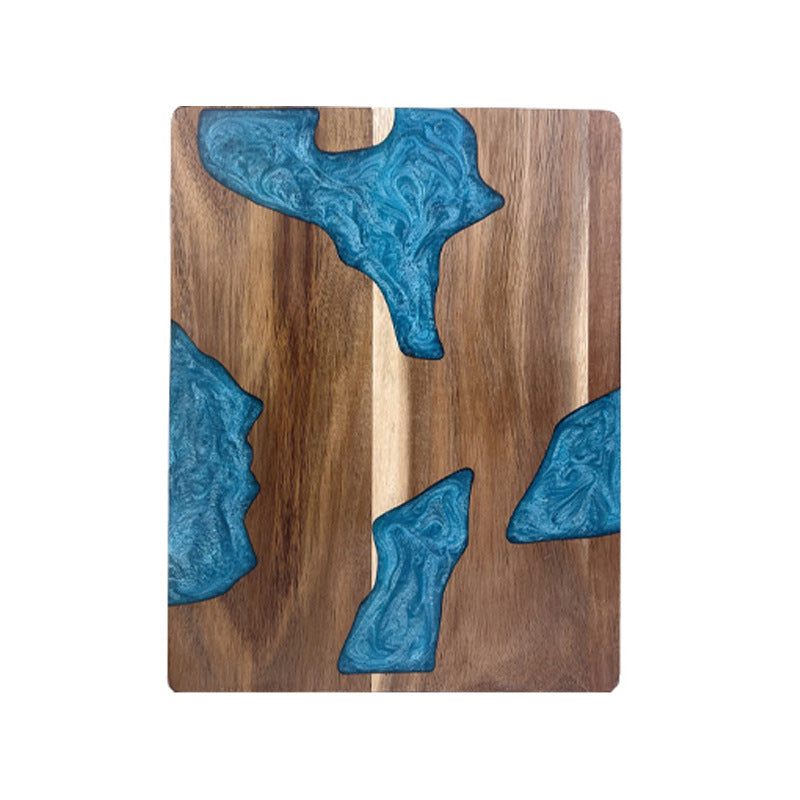 Sun Lake Supply Acacia Wood Resin Charcuterie & Cutting Board for Kitchen Serving