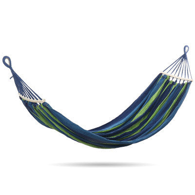 Sun Lake Striped Portable Striped Hammock With Anti-Flip Design