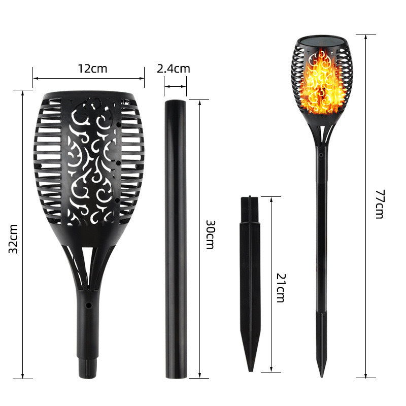 Solar Flame Lamp