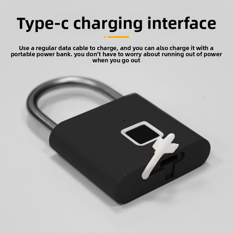 Sun Lake Smart Fingerprint Padlock Waterproof Electronic Lock