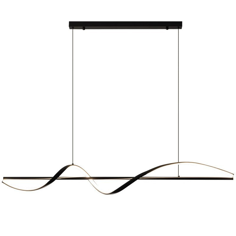 Modern LED Chandelier for Dining Room with Adjustable Height