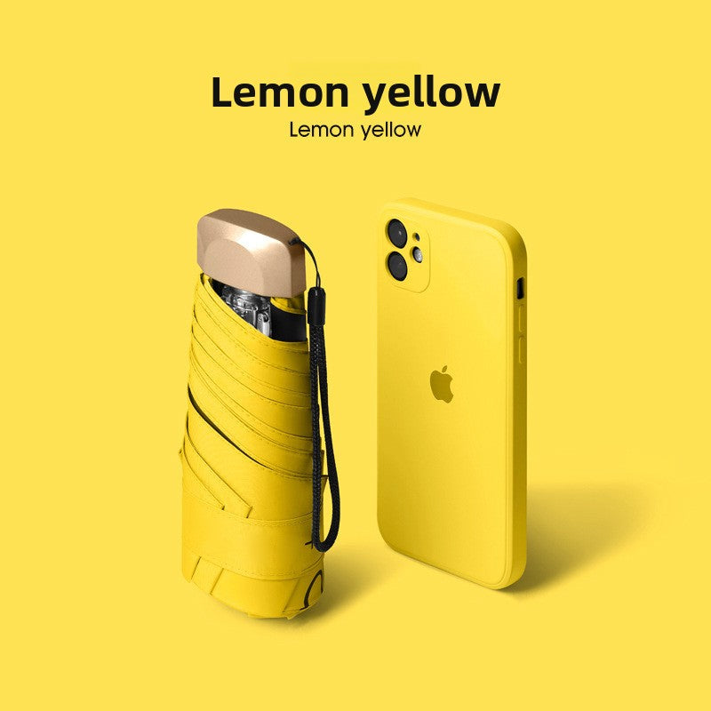 Sun Lake Compact Pocket Sized Folding Umbrella