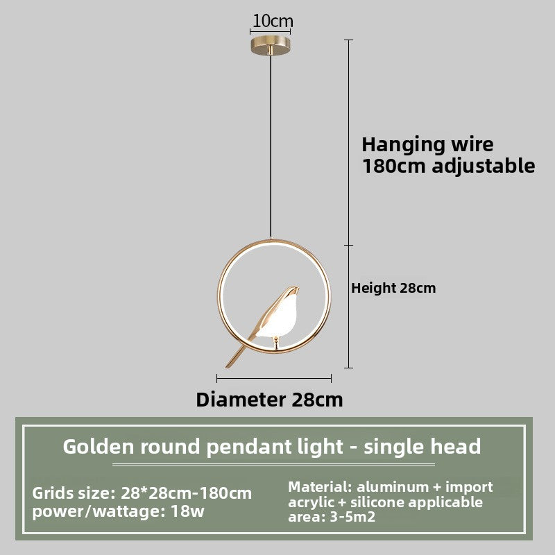 Bird LED Chandelier Light