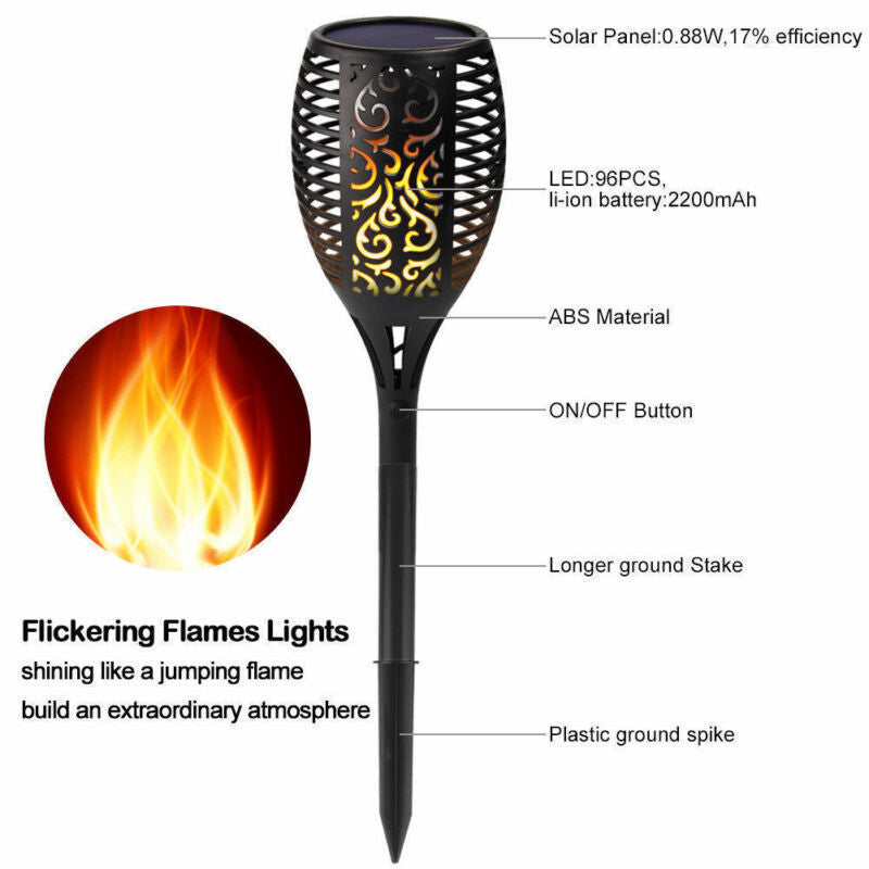 Solar Flame Lamp