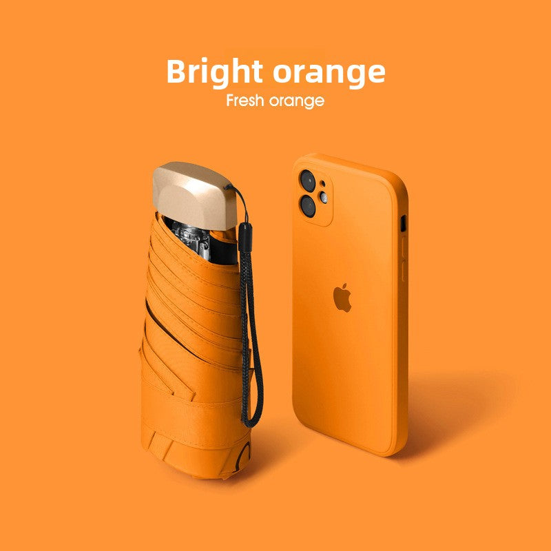 Sun Lake Compact Pocket Sized Folding Umbrella