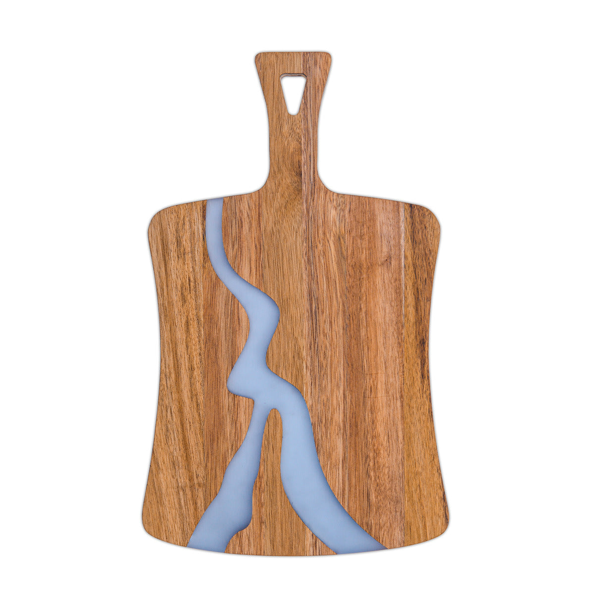 Sun Lake Supply Resin River Acacia Wood Splicing Cutting Board *