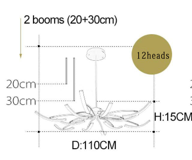 Luxury-Style Ceiling Lamp