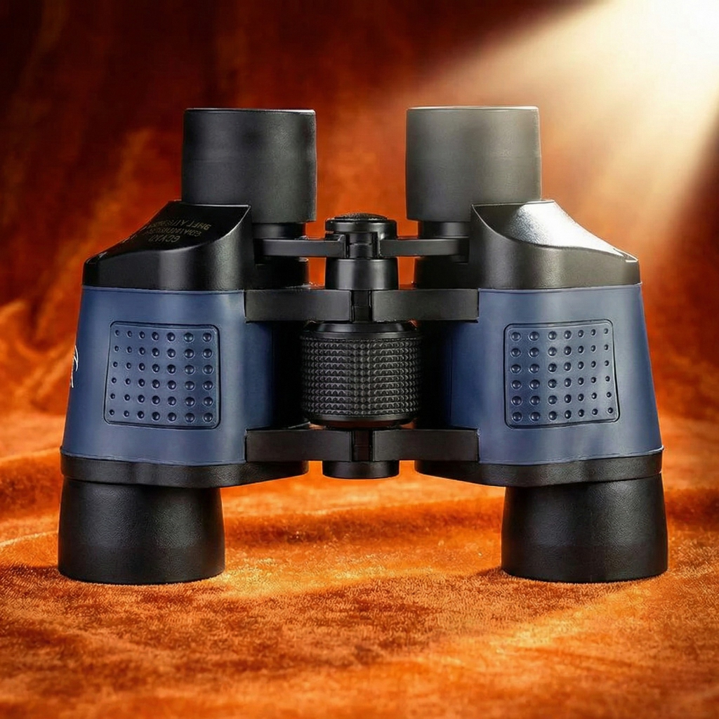60x60 High-Power Binoculars with Night Vision, 10x Zoom, 60mm Lens, Waterproof & Shock-Resistant