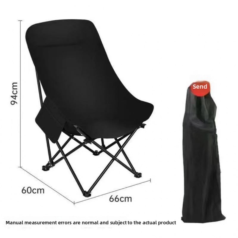 Sun Lake High Back Outdoor Folding Moon Chair