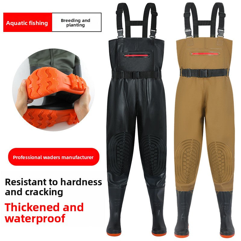 Sun Lake Waterproof Insulated Waders | Non-Slip Fishing Overall Pants