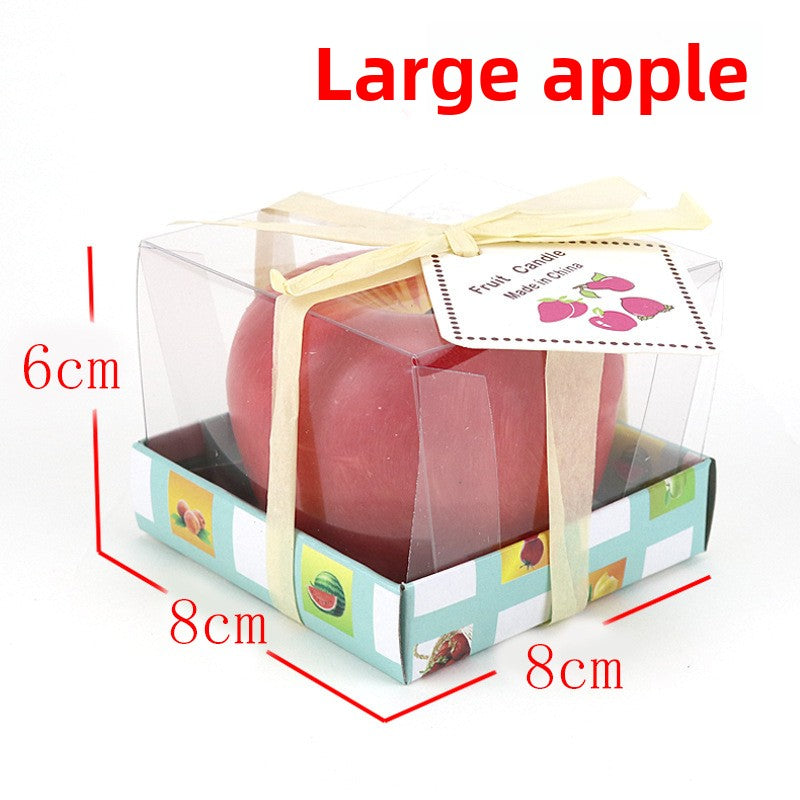 Realistic Apple Decorative Candle ? Kitchen & Table Decor