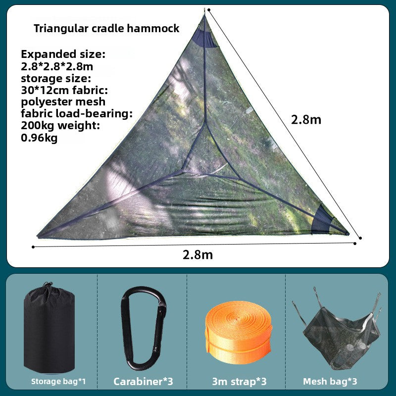 Sun Lake Multi-Person Triangle Hammock