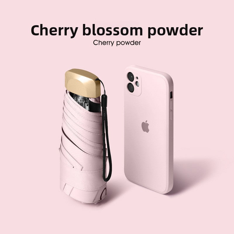 Sun Lake Compact Pocket Sized Folding Umbrella