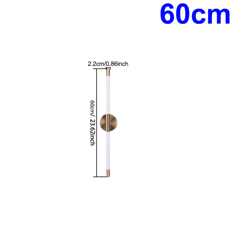 Gold Finish Acrylic LED Wall Lamp