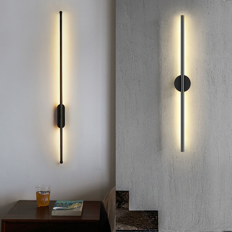 Minimalist LED Wall Light with Remote Control Adjustable Lighting