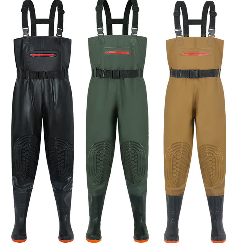 Sun Lake Waterproof Insulated Waders | Non-Slip Fishing Overall Pants