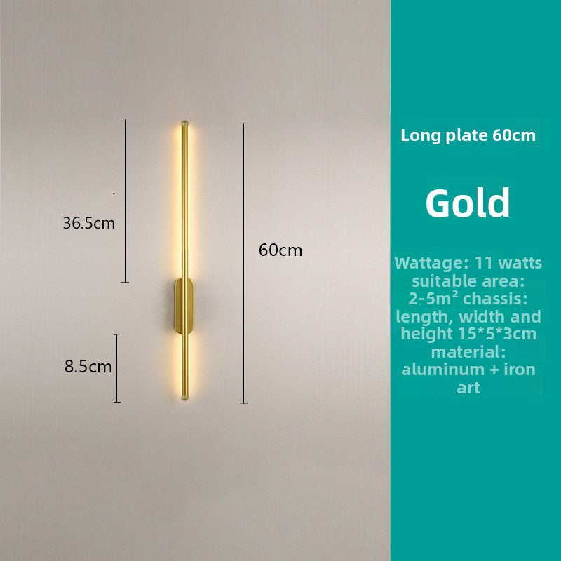 Minimalist LED Wall Light with Remote Control Adjustable Lighting