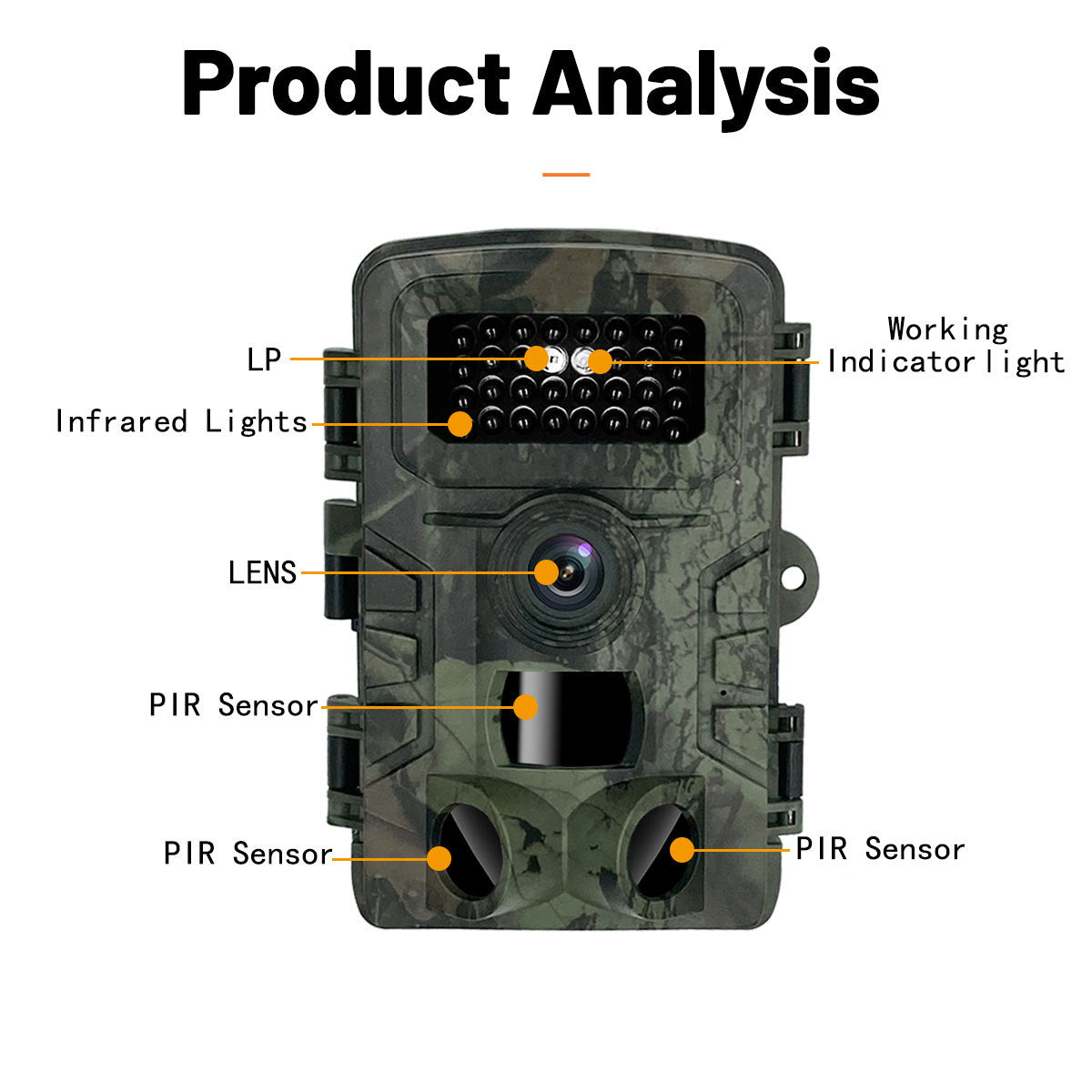 Sun Lake Night Vision Hunting Camera Waterproof Nighttime Surveillance High Resolution