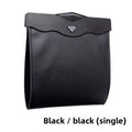 Sun Lake Leather Car Storage Bag Sleek Mounted Fabric Design