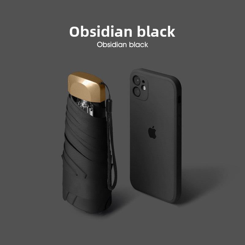 Sun Lake Compact Pocket Sized Folding Umbrella