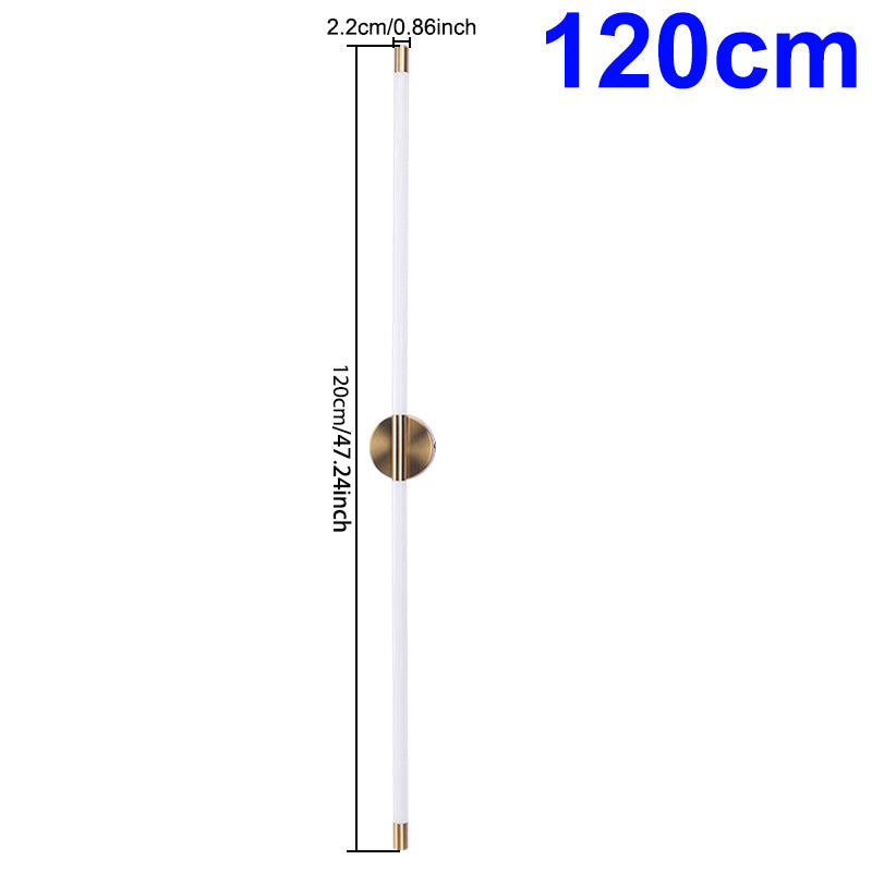 Gold Finish Acrylic LED Wall Lamp