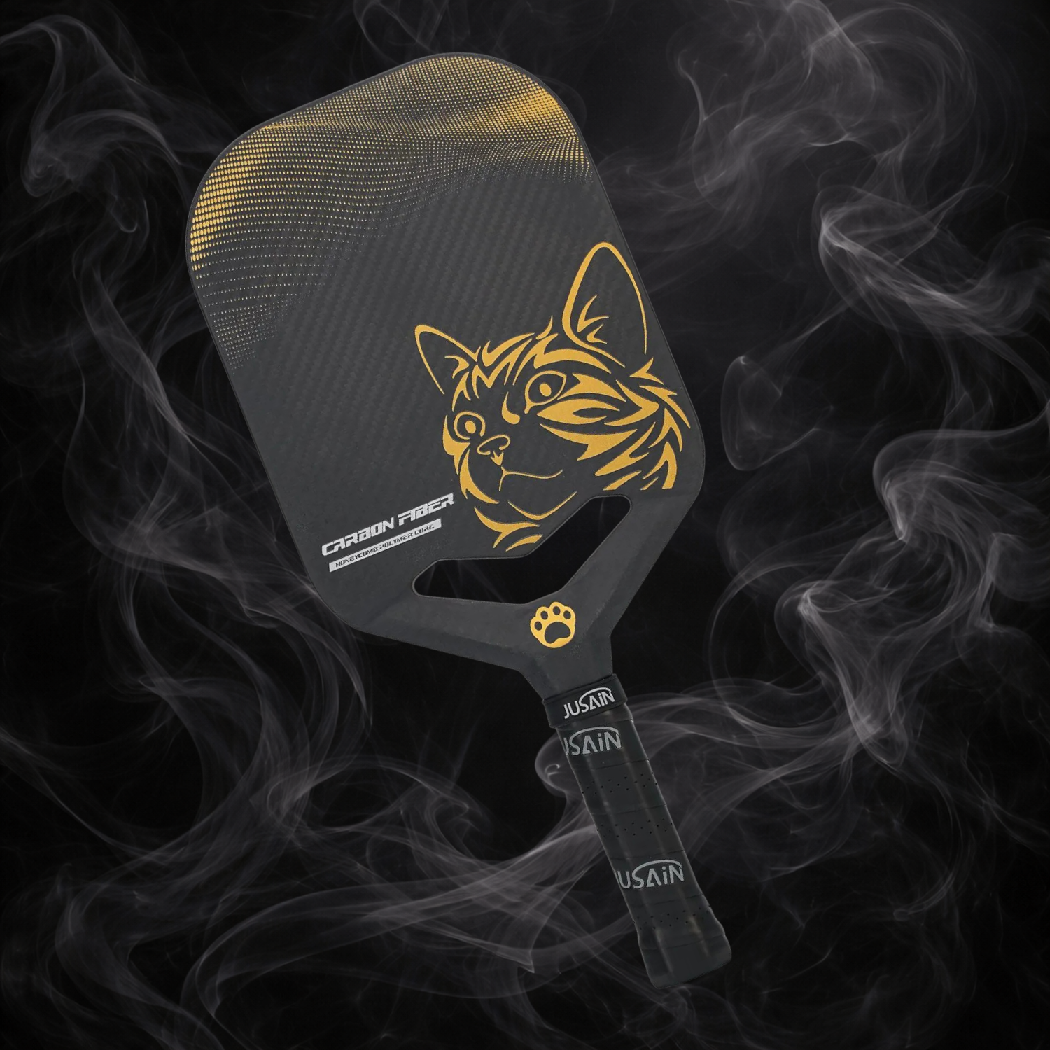 Golden Lynx T700 Carbon Fiber Pickleball Paddle (14mm Honeycomb Core) – Textured Spin Surface, One-Piece Hot Pressed, Lightweight Control Paddle