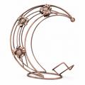 Crescent Moon Iron Wine Bottle Rack