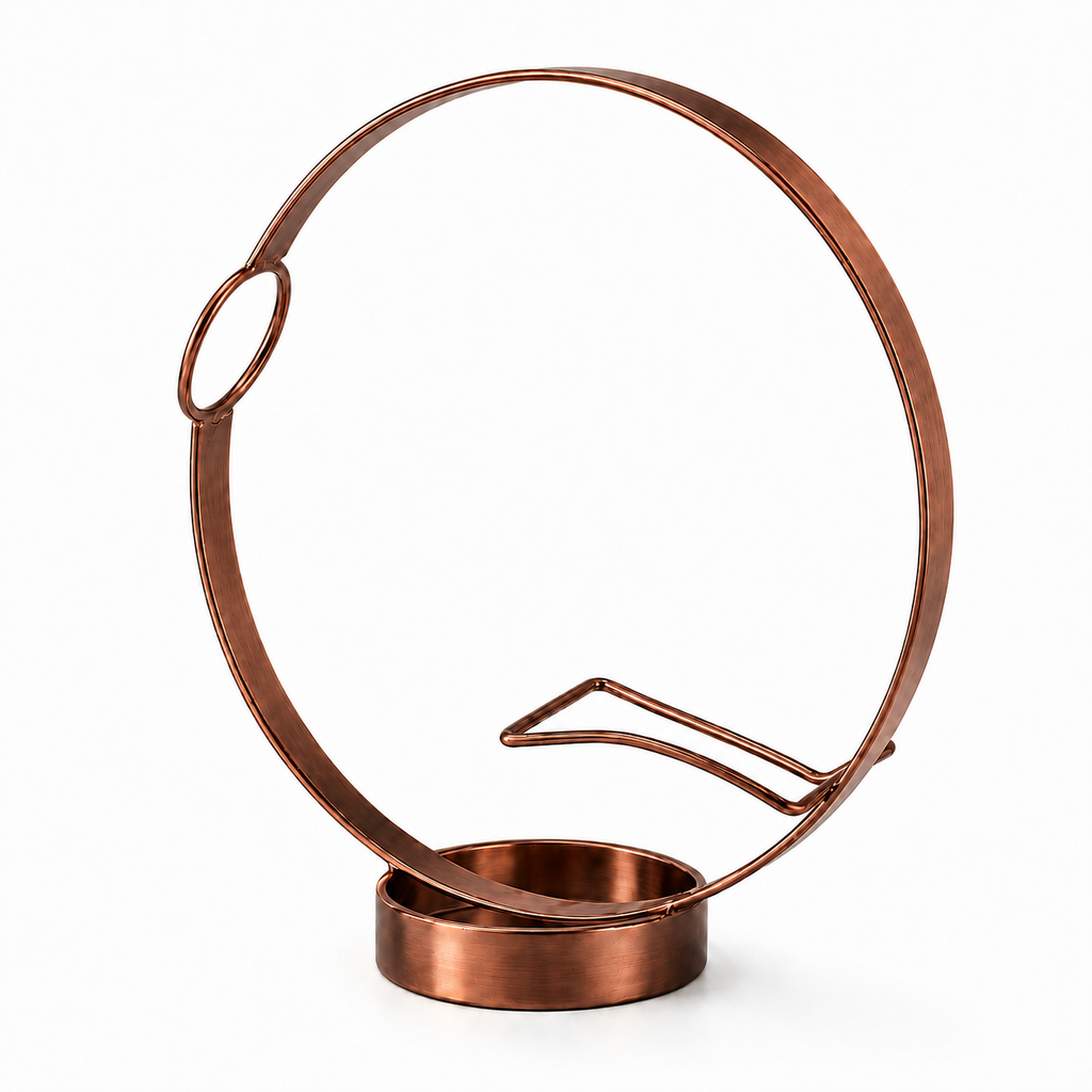 Circular Steel Wine Bottle Rack