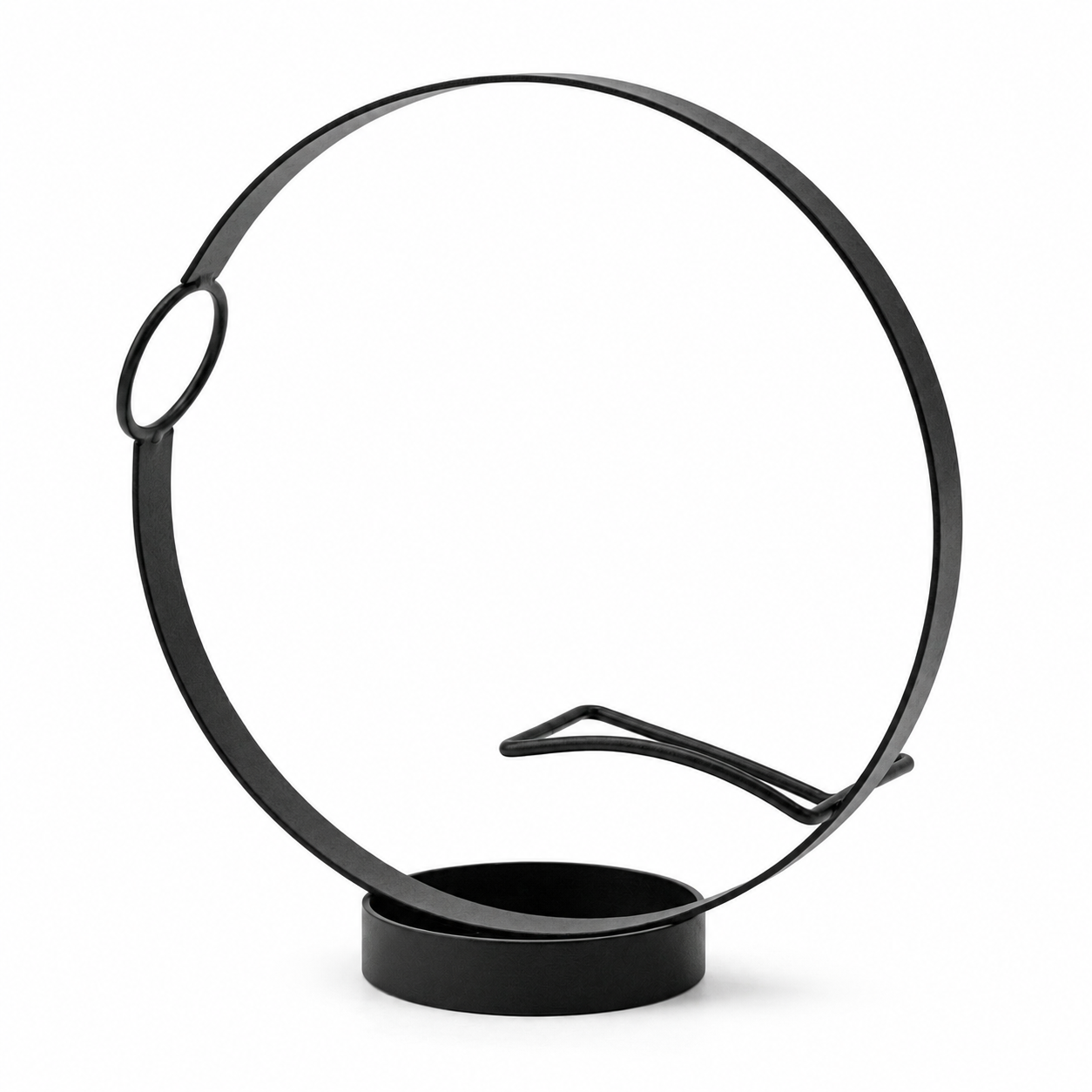 Circular Steel Wine Bottle Rack