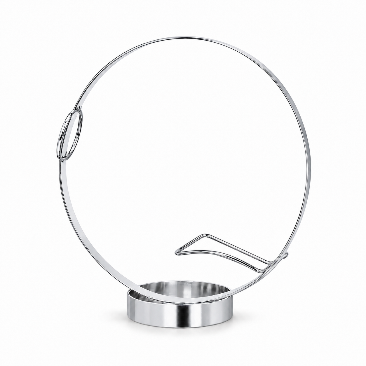 Circular Steel Wine Bottle Rack