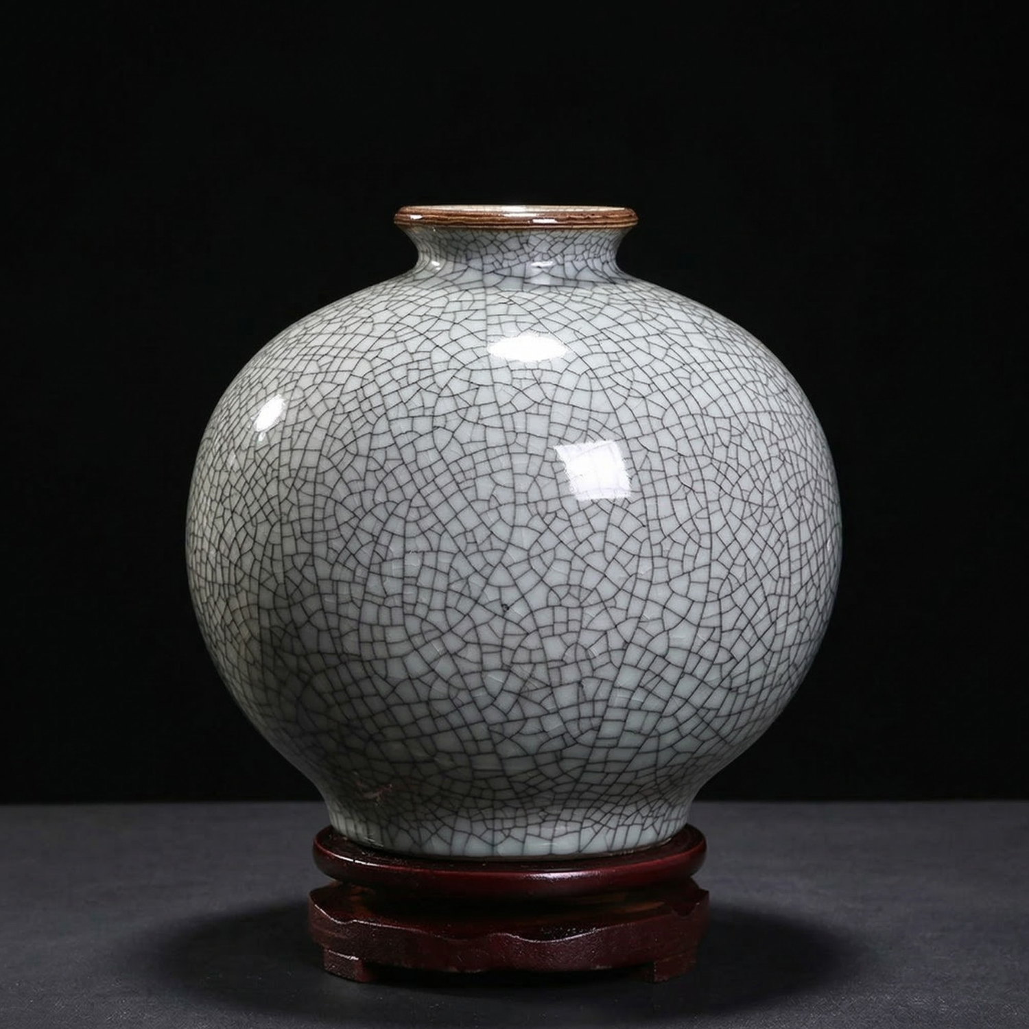 Jingdezhen Crackle Glaze Porcelain Vase – Handmade Chinese Ceramic Art Vase (4 Classic Shapes)