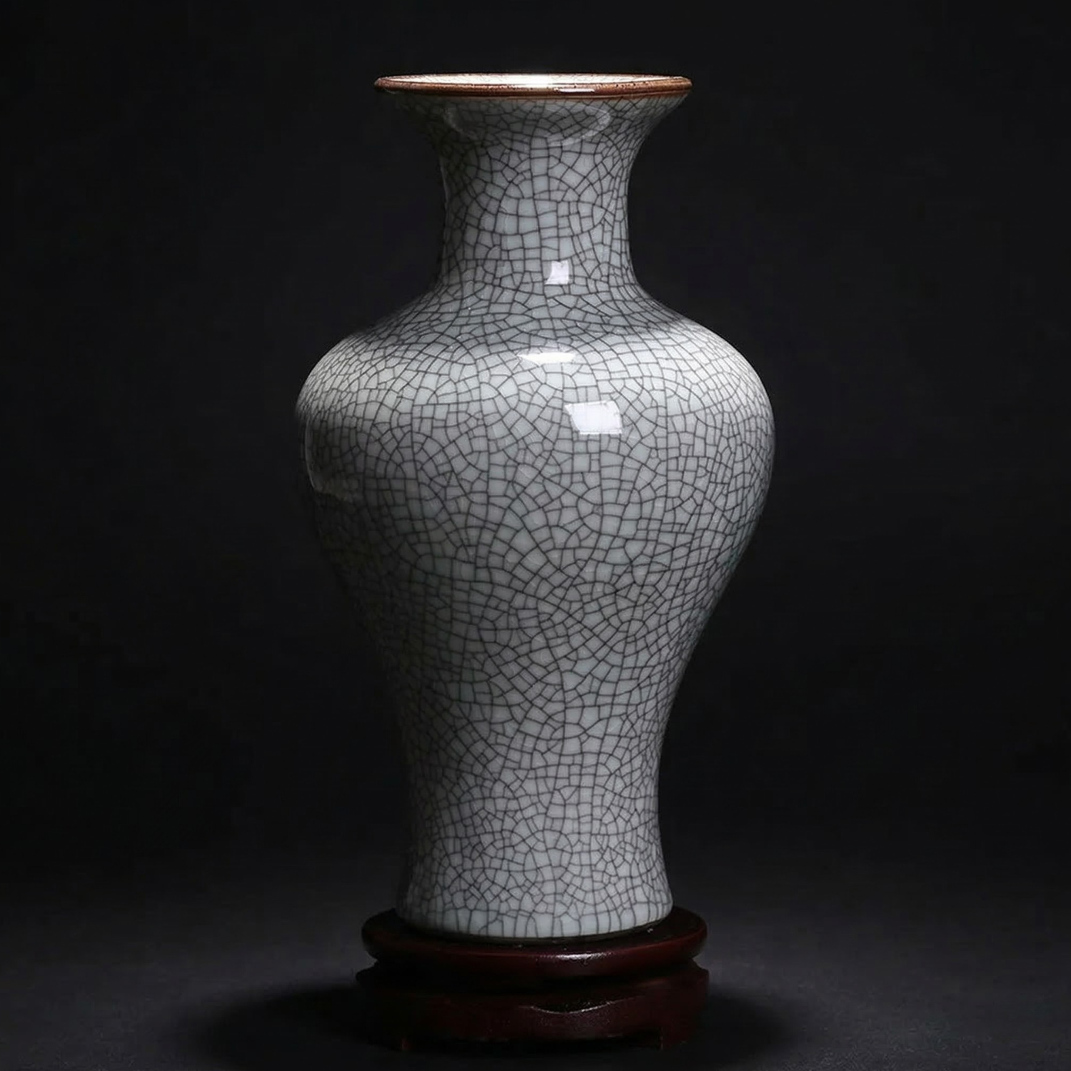 Jingdezhen Crackle Glaze Porcelain Vase – Handmade Chinese Ceramic Art Vase (4 Classic Shapes)