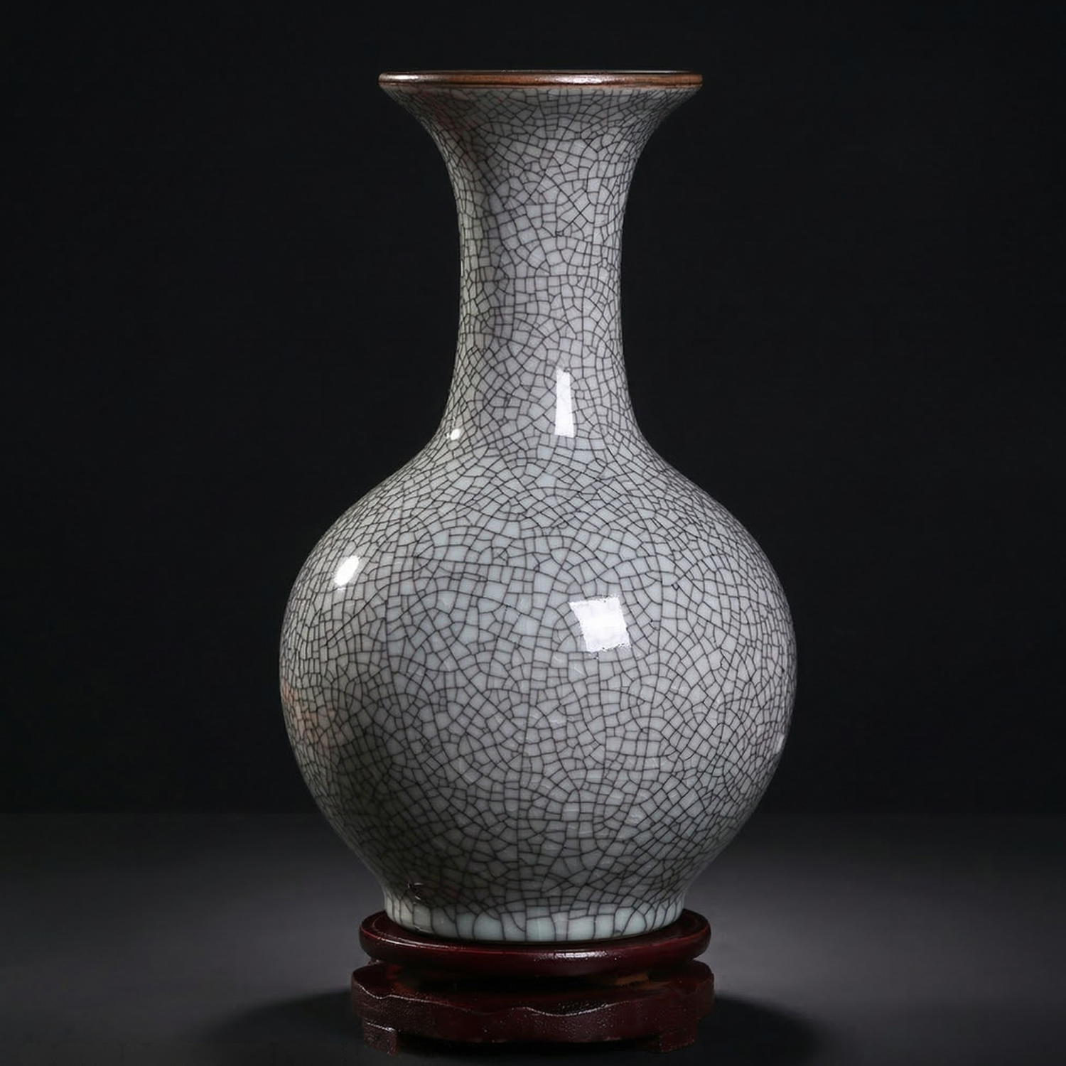 Jingdezhen Crackle Glaze Porcelain Vase – Handmade Chinese Ceramic Art Vase (4 Classic Shapes)