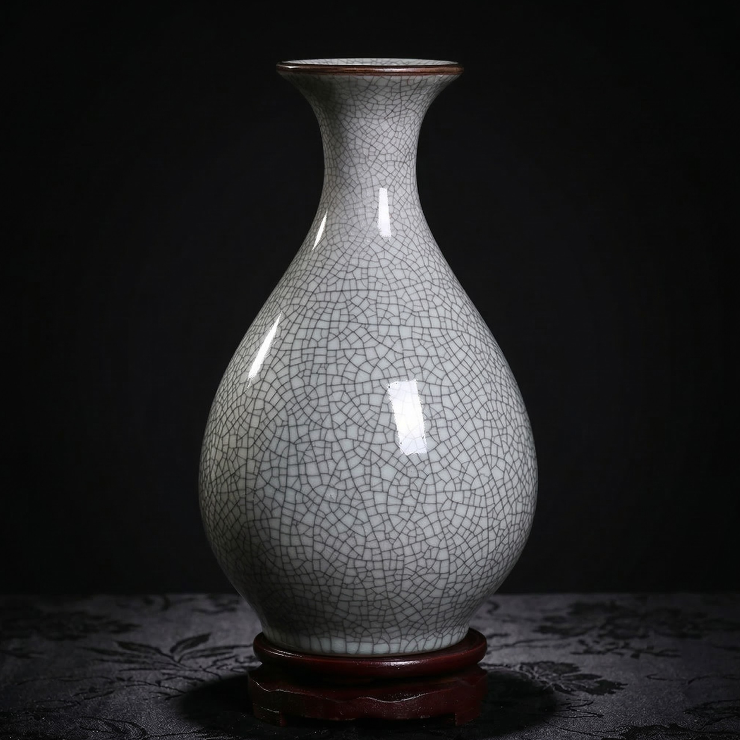 Jingdezhen Crackle Glaze Porcelain Vase – Handmade Chinese Ceramic Art Vase (4 Classic Shapes)