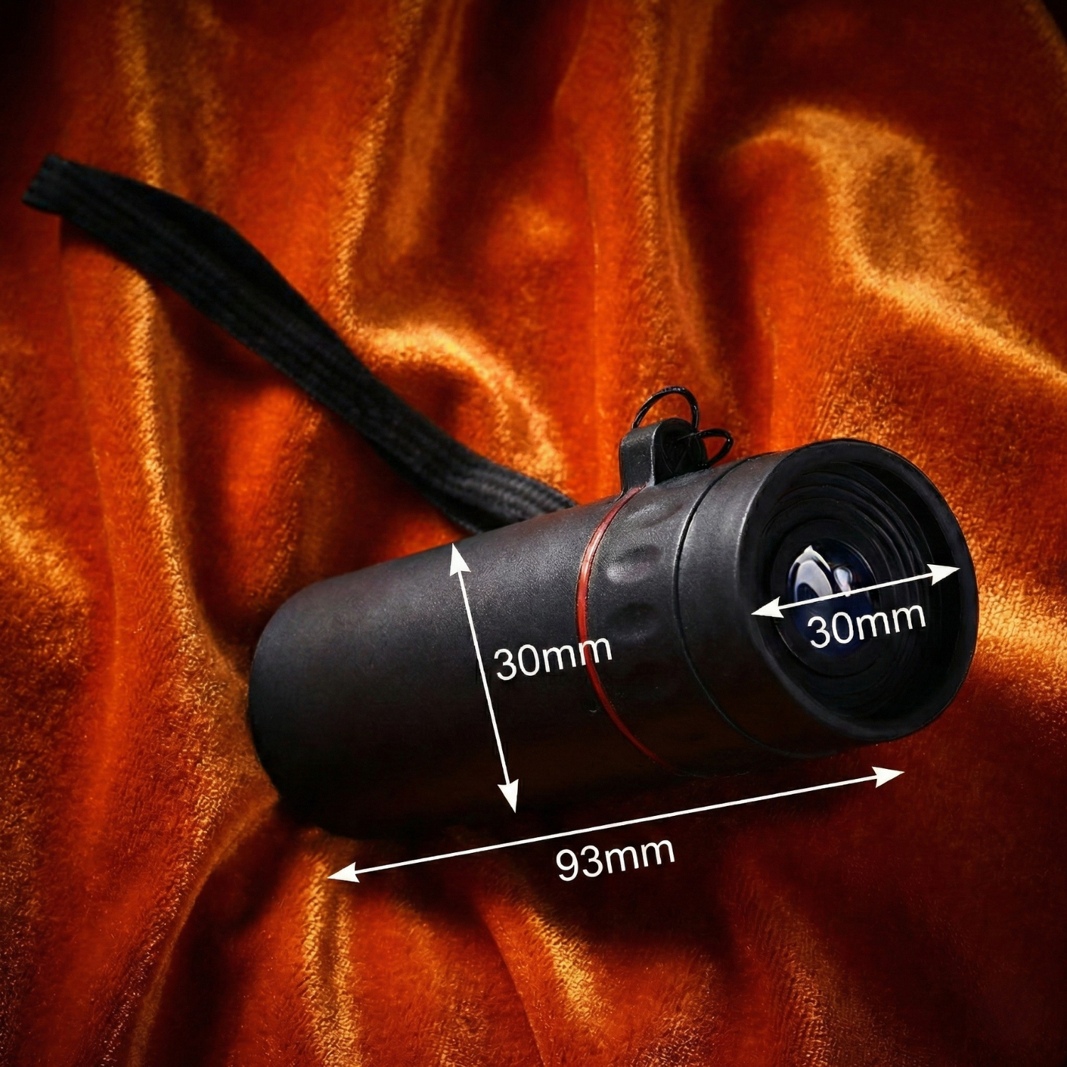 Mini Monocular Telescope 7x Compact Pocket Scope with Carry Pouch & Lens Cloth