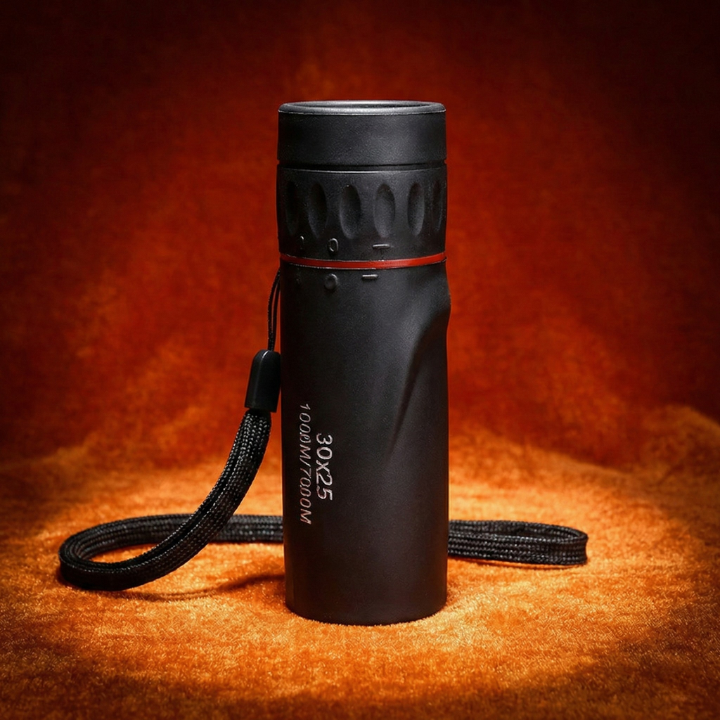 Mini Monocular Telescope 7x Compact Pocket Scope with Carry Pouch & Lens Cloth